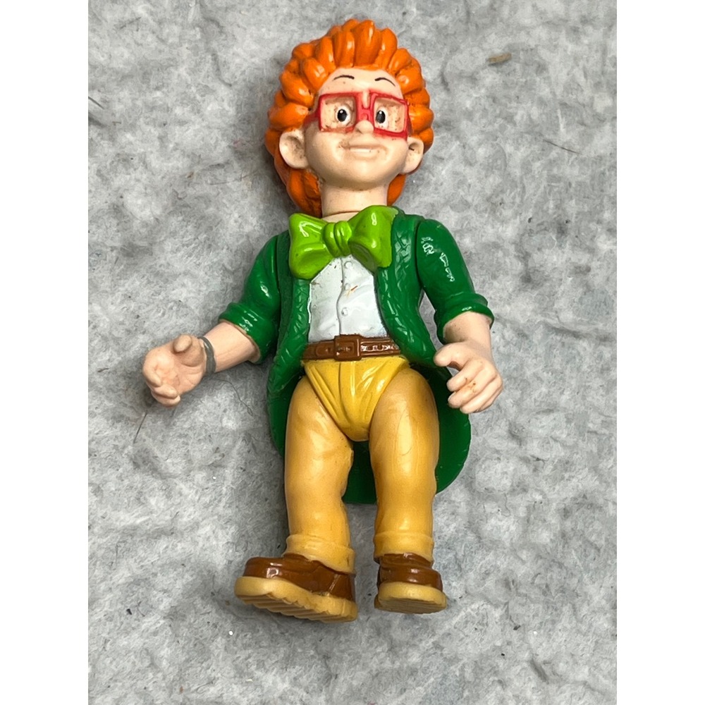 Burger King 1990 Kids Club Red Hair I.Q. Boy Figurine Toy Vintage